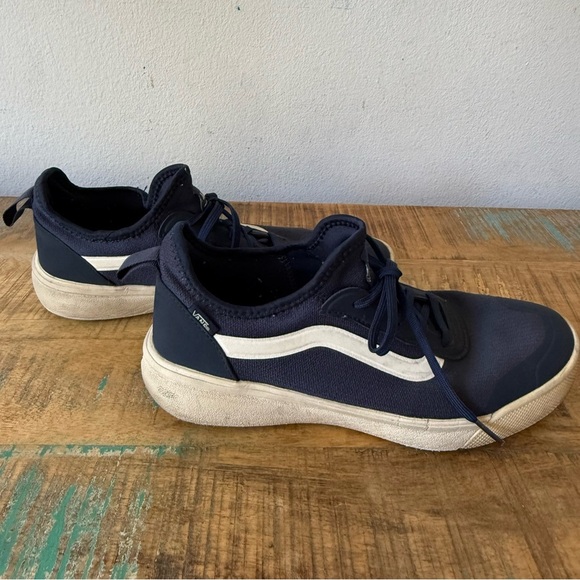 Vans UltraRange Navy White Sneakers Men’s 9.5 / Women’s 11 Skate Shoes - Picture 3 of 10